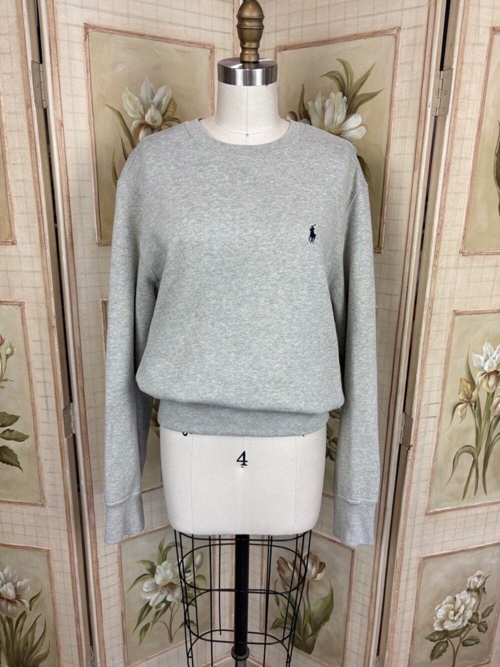 Vintage Polo Grey Sweatshirt